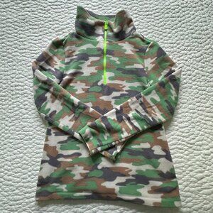 Dudley Stephens Kaki Pullover in Green Camo, XS